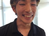 １年生紹介　その１ 福岡美容専門学校出身 金子君